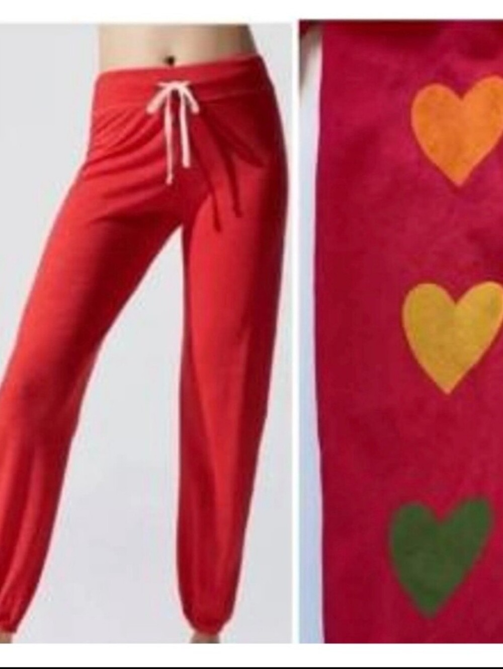 Sundry Sweatpant Jogger Heart Graphic Small Luxury Loungewear Women's